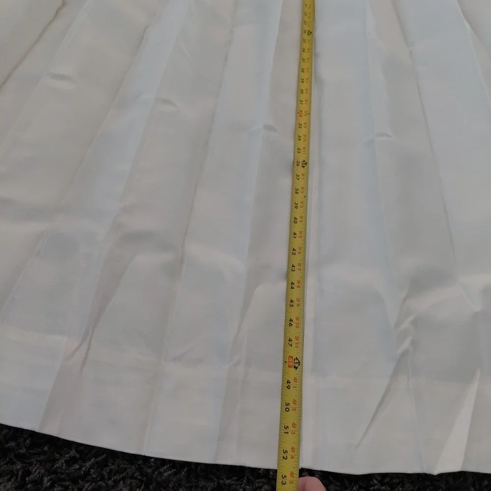 JCPenney Supreme pinch pleat drapes curtain panel pair Ivory Sateen Quite Luxury